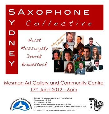 Sydney Saxophone Collective concert - June 2012
