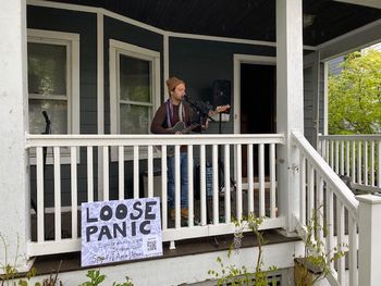 Solo performance at Princeton Porchfest (2023)

