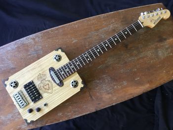 The ‘Heart of Texas’ Custom Box Guitar by Mike Delaney
