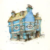 Mash Tun - Pubs Of Brighton Series - 8x8" print