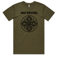 Salt and Steel Mandala - Khaki Green - Unisex