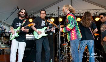 Jamming with Billy Iuso and Anders Osborne.
