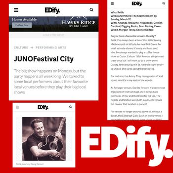 Edify Magazine 2023 Juno Fest
