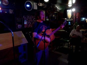 Playing at the Southside Tavern in Skowhegan in April of '12..
