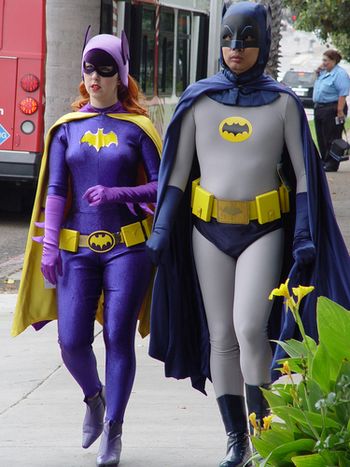 Just another stroll in the park for Batman & Batgirl.
