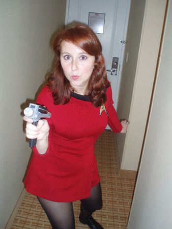 The Enterprise's ship historian, Marla McGivers
