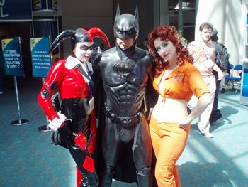 Batman & his Bad Girls.
