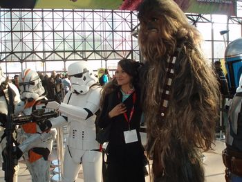 Keen imperial training must not include sensing a wookie is nearby.
