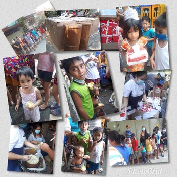 Over 1200 Children were fed with Christmas Food Parcels, Goody Bags, Ice Creams - All thanks to Positive Vibes Supporters
