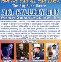 The Big Barn Dance Art Gallery Hop