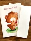 Thinking of You - 5x7" Greeting Card - Pack of 4