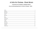 A Cello For Chelsea - Sheet Music 