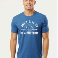 Don't Give Up unisex (blue)