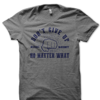 Don't Give Up unisex (light grey)
