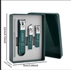 4pcs Stainless Steel Nail Clippers & File Set