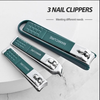 4pcs Stainless Steel Nail Clippers & File Set