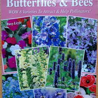 Butterflies & Bees over 2000 seeds. Free shipping and Free stickers