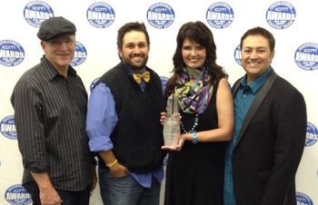 ICM Vocal Group of the year. Doug, Dusty, Misty and Jeff
