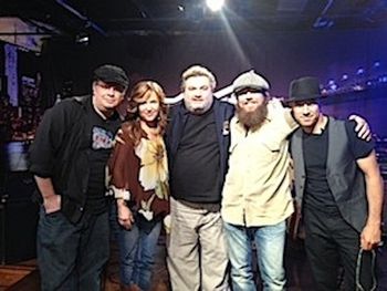 BMT LIVE on The Artie Lange Show in NYC. 5/8/13 (photo by Leslie DiPiero)
