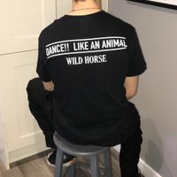 Wild Horse "Dance Like An Animal" T-Shirt in Black