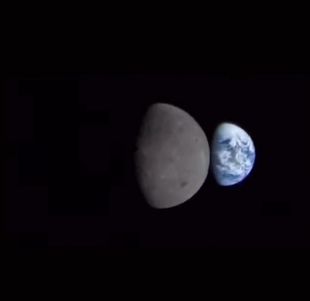 earth enters moonview
