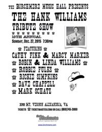 The Hank Williams Tribute Show"