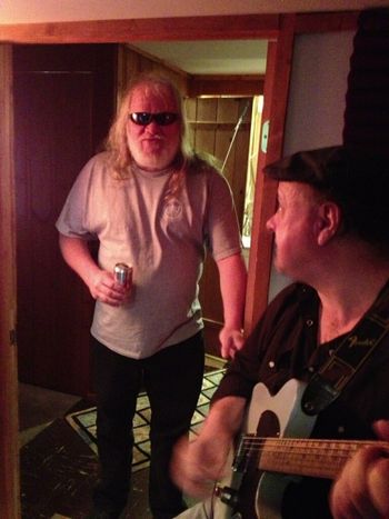 Johnny Neel and Dave at the studio

