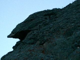Condor Rock at Ollantaytambo Peru where my first international transmission took place in 2005
