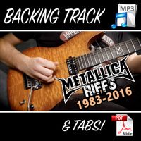Metallica Riffs 1983-2016 | 10 Killer Guitar Riffs! PDF Tabs  & Backing Track