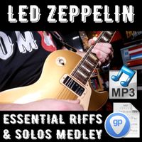 Led Zeppelin : Essential Riffs & Solos Medley | GUITAR PRO TABS & BACKING TRACKS