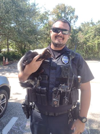 Officer Edwards from the Oakland Police Department! Our first mid Florida Officer! What a great picture!
