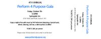 4th Annual Perform 4 Purpose Gala