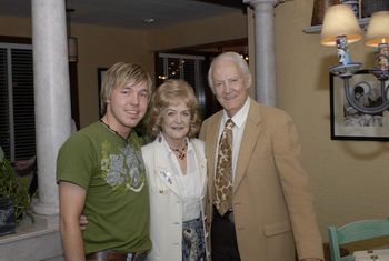 Justin with Legendary Country Songwriters Liz and Casey Anderson
