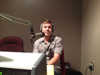 Doing a Radio Interview with KKFI Radio in Kansas City
