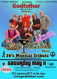 The Billy Martini Show 70's Musical Tribute
