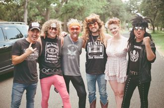 Behind the scene photo w/Brodie Lane's "You Suck @ Lovin' Me" video