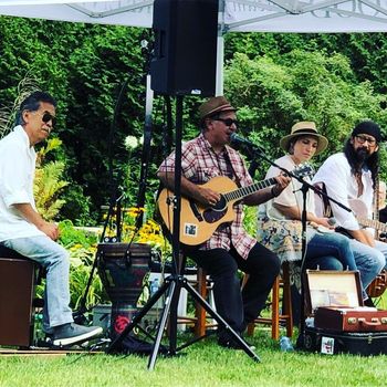 Sitting in with Brian Gallagher and Brian Ito at Greenwood, summer 2020
