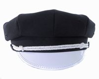 Customized Motorcycle Hat w/ Rope - Black Hat Color