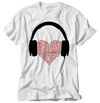 "LOVE UNDENIABLE MUSIC" Mens T-shirt