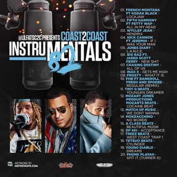 Mozart Jones Productions (Mozarts Beats) Cocaine Beat Is featured on Coast 2 Coast Mixtape INSTRUMENTALS VOL. 82! You can download This Mixtape @ ===> http://coast2coastmixtapes.com/mixtapes/mixtapedetail.aspx/coast-2-coast-instrumentals-vol-82