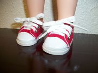 Red Tennis Shoes 14.5" doll