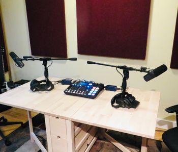 Podcast Studio Set Up

