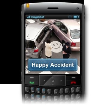 Happy Accident app - not really but you could still listen to us on your mobile
