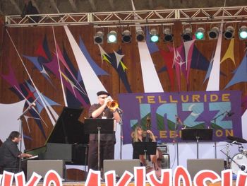 TELLURIDE JAZZ CELEBRATION 2010 Nick Manson, Dmitri Matheny, Ruth Davies
