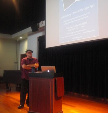 Dmitri Matheny "Music In The Digital Age" Workshop, American River College Sacramento CA 10/15/15
