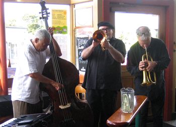 Phil Sparks, Nick Manson, Dmitri Matheny, Jay Thomas @ Latona Pub Seattle WA July 18, 2014 photo by Sassy
