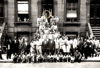 When the movie A Great Day in Harlem was released, I made sure that all my musician friends knew which of the jazz gods stands at the apex of the pyramid in the famous photo!
