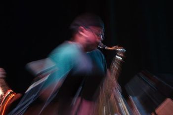 CHARLES MCNEAL w/Dmitri Matheny Group @ Kuumbwa Jazz Center - Santa Cruz CA 7/25/13 Photo by Jim Bourne

