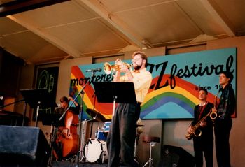 1984 Monterey Jazz Festival - Dmitri Matheny, David Valdez, Kenny Brooks, Kenny Wollesen, Jesse Murphy, Matt Gleason
