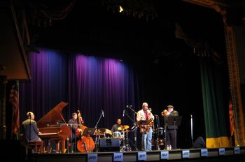Steve Sandner, Harrison Bankhead, Dowell Davis, Milt Cannon, Dmitri Matheny @ Prescott Jazz Society 20th Anniversary Celebration Prescott AZ December 15, 2013
